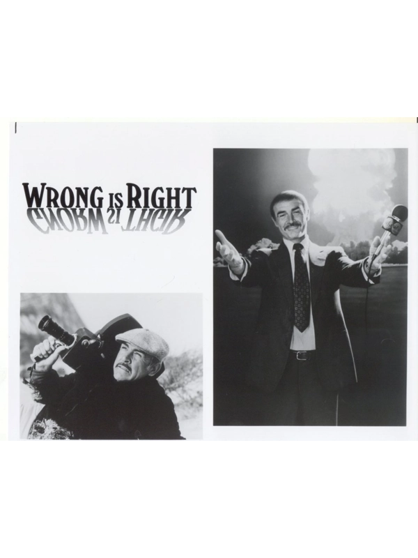 Wrong is Right Sean Connery Press Promo Publicity Photo