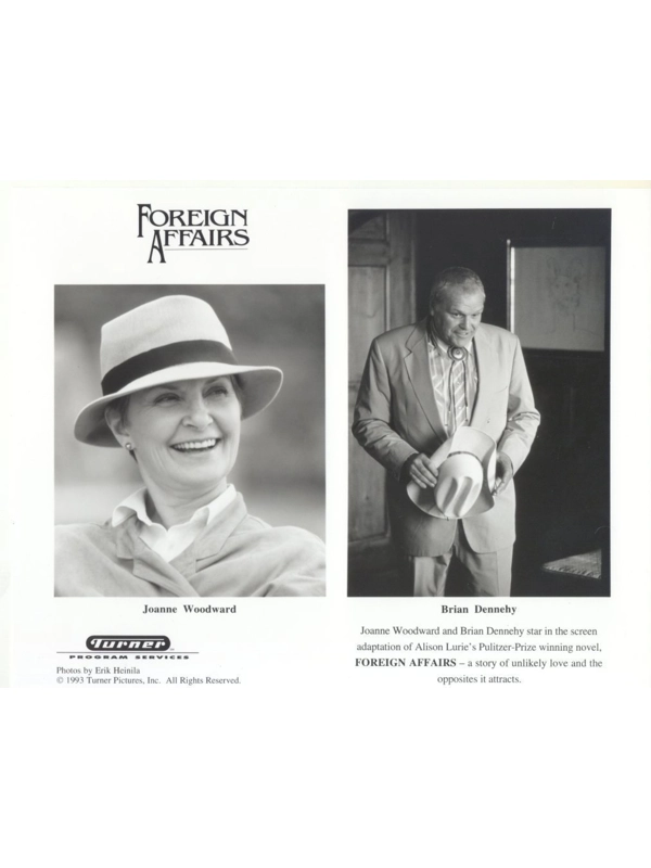 Foreign Affairs Brian Dennehy Joanne Woodward Press Photo Movie Film