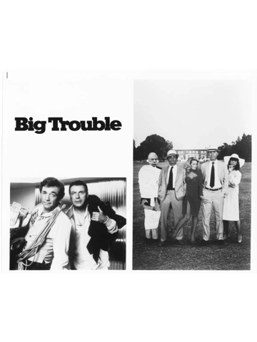 3 Big Trouble Peter Falk Alan Arkin Beverly D'Angelo 1986 Press Photos Movie