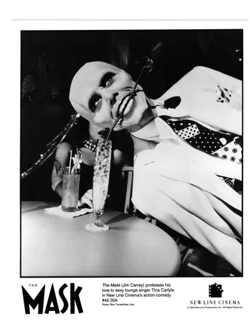 5 Mask Jim Carrey Amy Yasbeck  Richard Jeni Press Photos Movie Stills