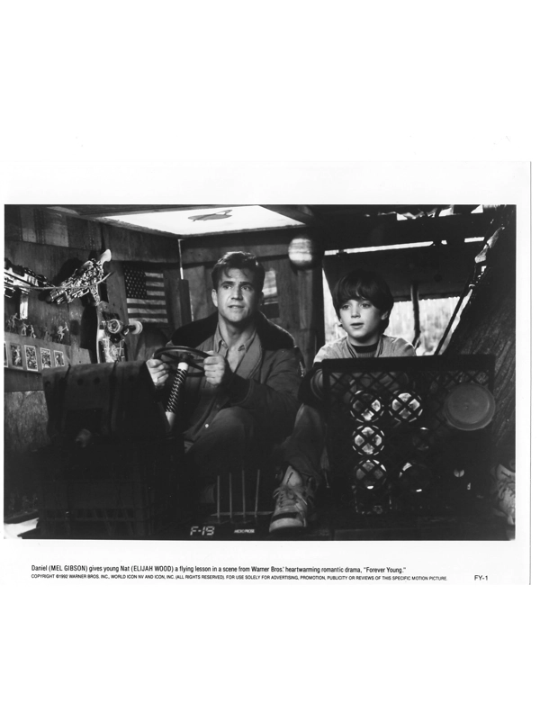 1992 Forever Young Mel Gibson Elijah Wood Press Photo Movie Still Warner Bros