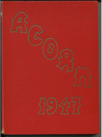 Vintage 1947 Alameda High School Yearbook Acorn California CA Senior
