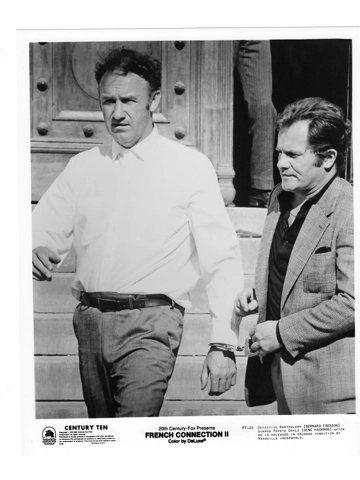 French Connection II 2 Gene Hackman Bernard Fresson Press Photo Movie Still
