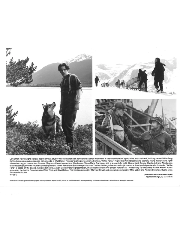 White Fang Ethan Hawke Klaus Maria Brandauer Press Photo Movie Still Disney