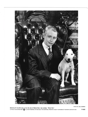 2 Richie Rich Macaulay Culkin Jonathan Hyde Press Photos Movie Stills B&W