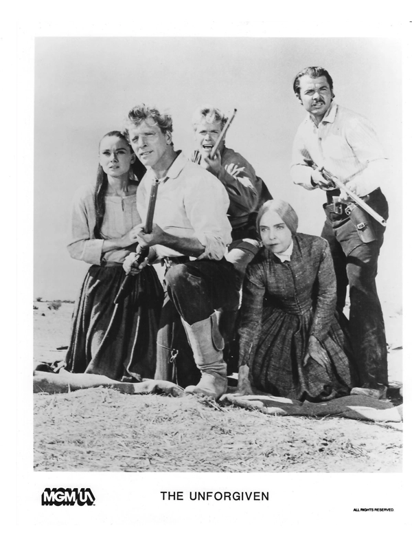 4 Unforgiven Burt Lancaster Audrey Hepburn Audie Murphy Press Photos Movie Still