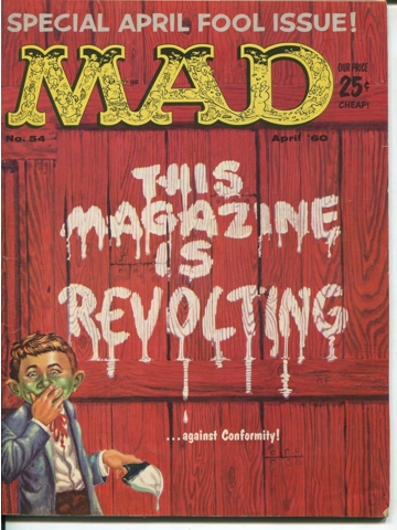 April 1960 Mad Magazine #54 Revolting Fool Don Martin Dave Berg Mort Drucker