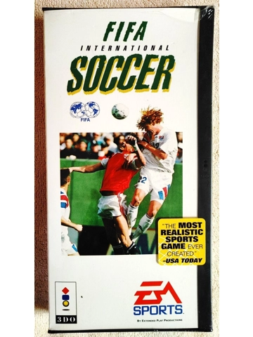 3DO FIFA International Soccer New Sealed Long Box EA Sports Hype Sticker