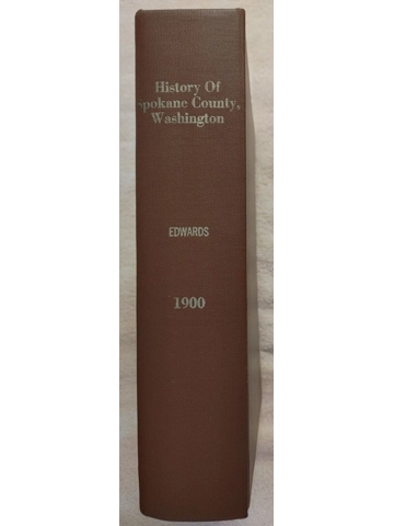 Vtg History Spokane County Washington Book Eastern WA Genealogical Soc Reprint
