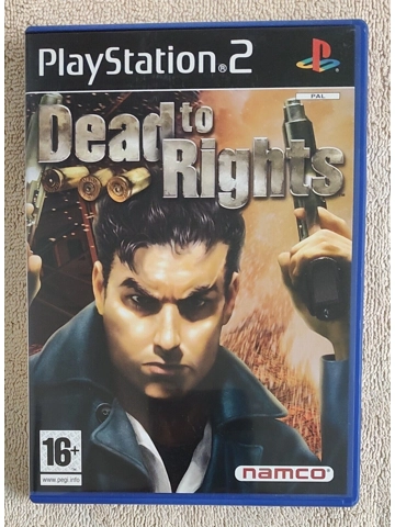 Dead to Rights PS2 PAL CIB Complete Disc Manual Case Namco English Black Label