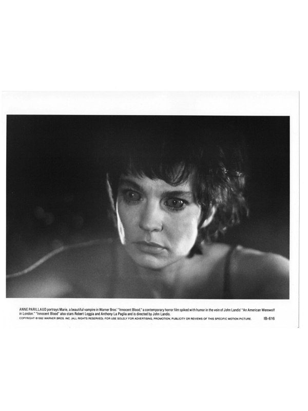 1992 Innocent Blood Press Photo Anne Parillaud John Landis Vampire Horror B&W