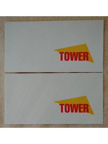 2 Vintage 1990s Tower Records Unused Envelopes Record Store Books Video Sacramento