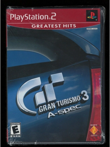 Gran Turismo 3 A-Spec PS2 Greatest Hits New Sealed CIB NOS
