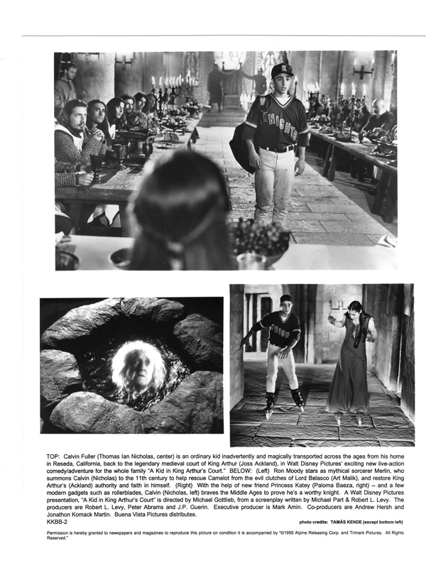A Kid in King Arthur's Court Ron Moody Thomas Ian Nicholas Press Photo Movie