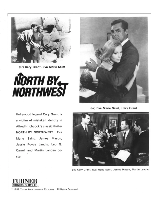North by Northwest Cary Grant Eva Marie Saint Landau Press Photo Movie Still