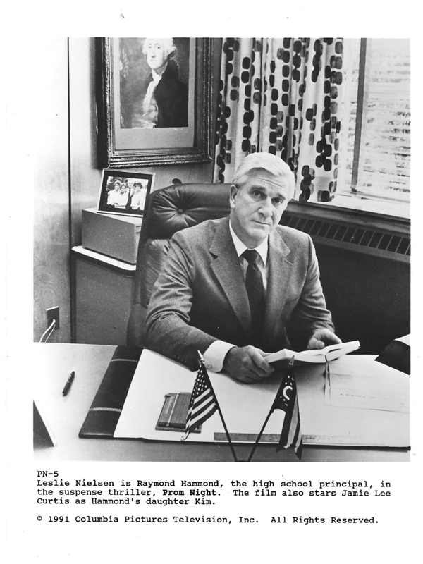 Prom Night Leslie Nielsen Press Photo Movie Still 5x7 Horror Slasher