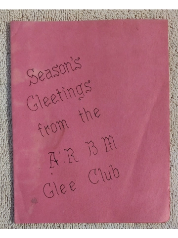 Vtg 1960s ARBM Xmas Card Fanzine Fantasy Rotator Cult LASFS Johnstone Bruce Pelz