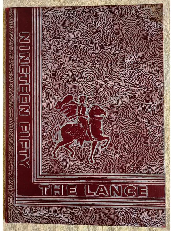 Vtg 1950 Napa High School Yearbook Lance Senior California
