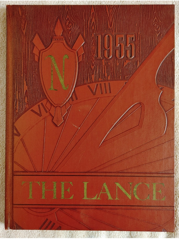 Vtg 1955 Napa High School Yearbook Lance Senior California