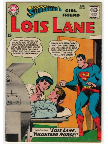1963 Superman's Girlfriend Lois Lane #43 Hi-Res Scans Lois Lane Volunteer Nurse