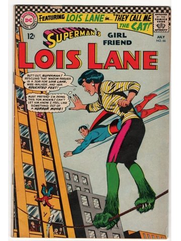 1966 Superman's Girlfriend Lois Lane #66 Hi-Res Scans Cat Witch Doctor