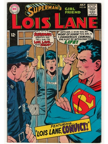 1968 Superman's Girlfriend Lois Lane #84 Hi-Res Scans Jail Convict