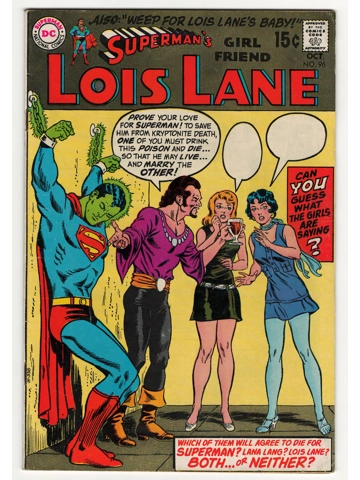 1969 Superman's Girlfriend Lois Lane #96 Hi-Res Scans Girl Who Died For Supe