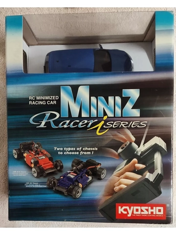 Vintage 2006 Kyosho Mini-Z Racer Series VW Golf R32 Blue Mint in Sealed Box Complete