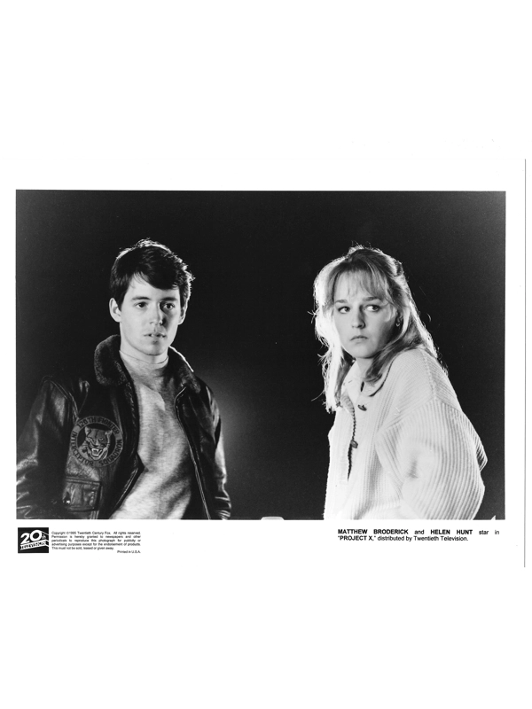 2 Project X Matthew Broderick Helen Hunt Press Photos Movie Stills