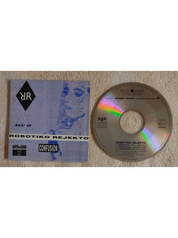 1989 Robtiko Rejekto Confusion Maxi CD Single ZYX Records German Import Techno