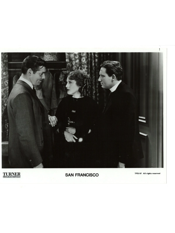 San Francisco Clark Gable Jeanette MacDonald Spencer Tracy 2 Press Photos 1936 Movie TV