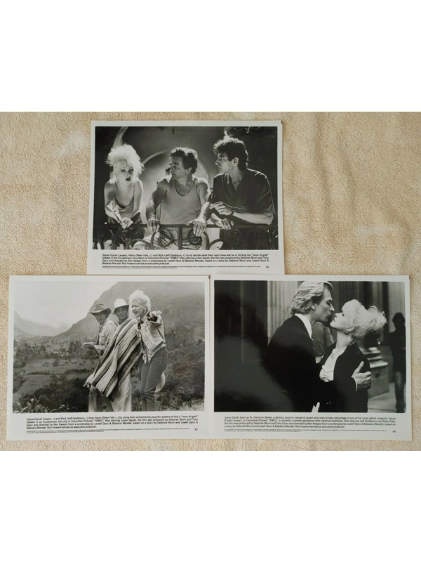 1987 Vibes 3 Black White Press Photos Cyndi Lauper Jeff Goldblum Julian Sands