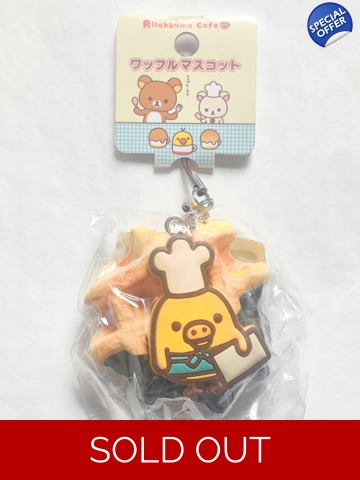 San-x Rilakkuma Kiirotori Squishy Waffle Strap