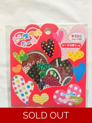 (PN) Mind Wave Heart Kawaii Sticker Flake Sack