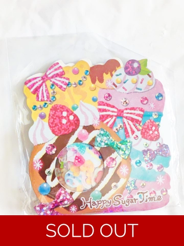Crux Happy Sugar Time Kawaii Sticker Flake Sack
