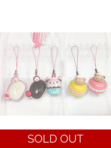San-x Rilakkuma Sweets Strap Bundle