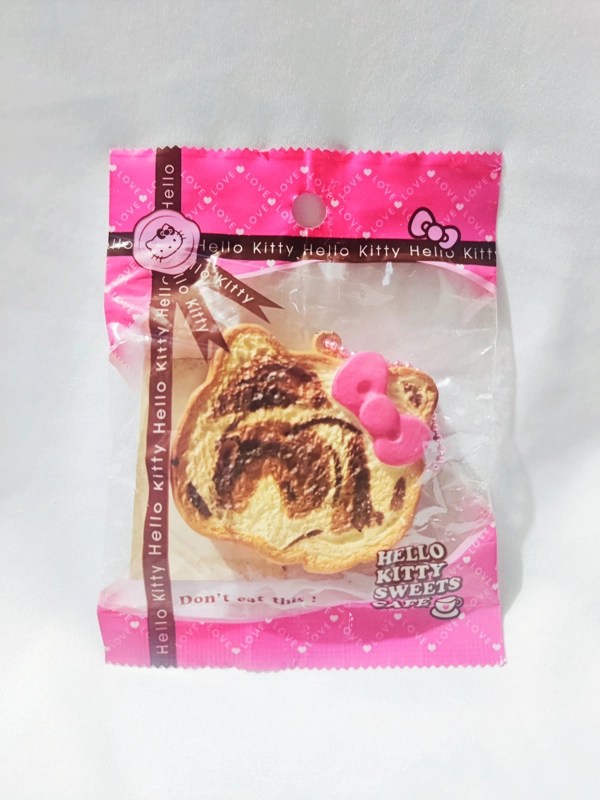 Sanrio Hello Kitty Squishy Mini Toast Ball Chain