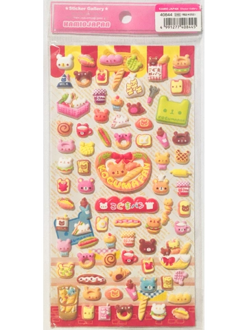 Kamio Japan Koguma Pan Sticker Sheet