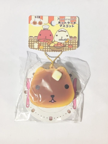 (HOLD) Kapibarasan Squishy Pancake Ball Chain