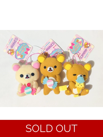 San-x Rilakkuma Strap Bundle
