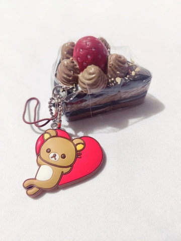 San-x Rilakkuma Squishy Cake Strap