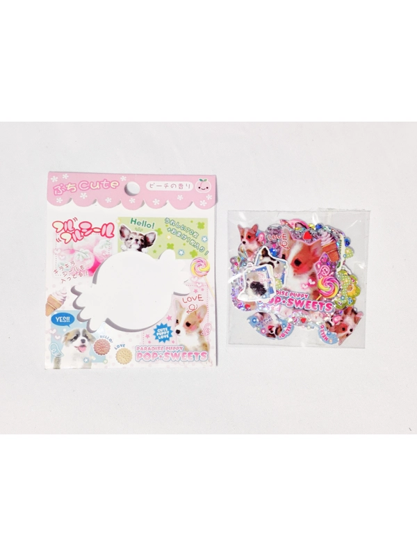 Q-Lia Paradise Puppy Pop Sweets Sticker Flake Sack