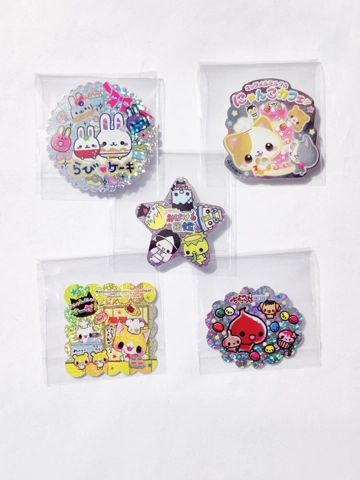 Rare Kawaii Large Sticker Flake (1 Pc)