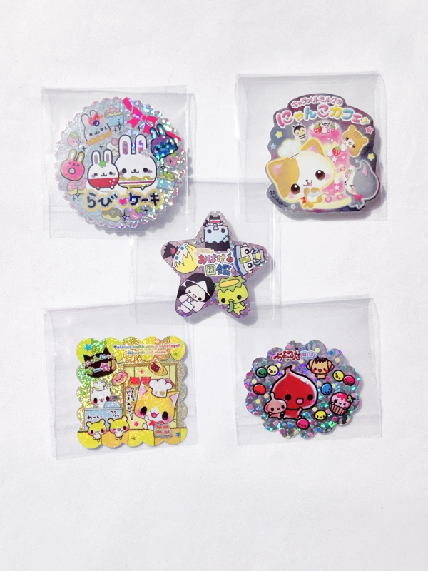 Rare Kawaii Large Sticker Flake (1 Pc)