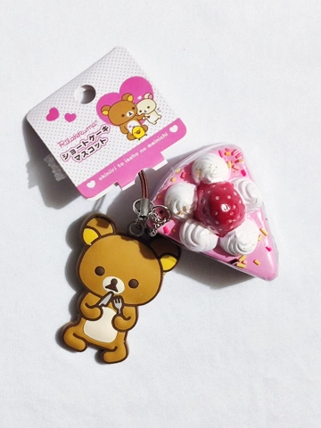 San-x Rilakkuma Squishy Cake Strap