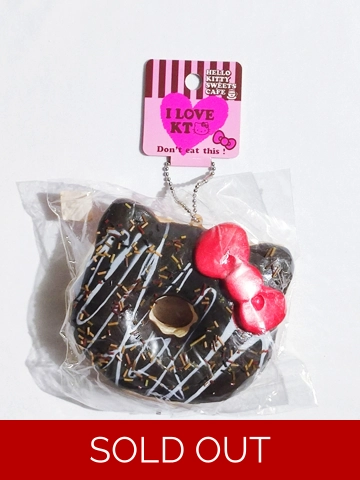 Sanrio Hello Kitty Squishy Doughnut Donut Ball Chain
