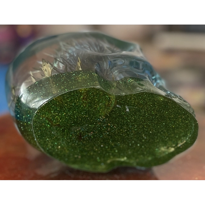 Additional Image for Scottish Thistle Resin Skull