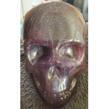 Medium purply petrol Skull