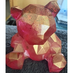 Orange/Pink Teddy Bear