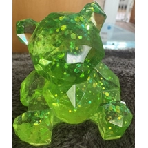 Bright Green Teddy